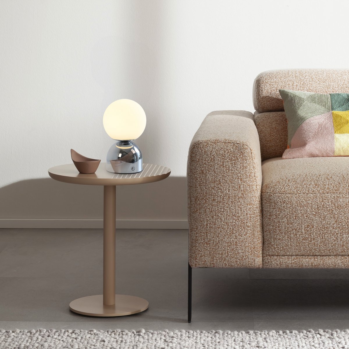 SCH�NER WOHNEN-Kollektion LED AKKU-Tischleuchte RUDI, chrom, dimmbar