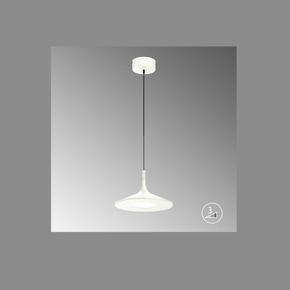 SCHÖNER WOHNEN-Kollektion LED-Pendelleuchte SLIM 3-Step dimmbar sandweiß  860027 --> Leuchten & Lampen online kaufen im