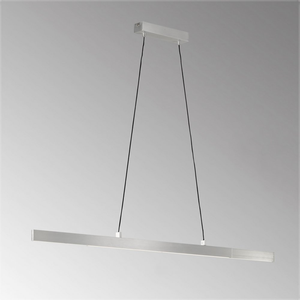 online Leuchten WOHNEN-Kollektion 3-Step SCHÖNER STRIPE Lampen aluminiumfarben LED-Pendelleuchte 860019 --> dimmbar &