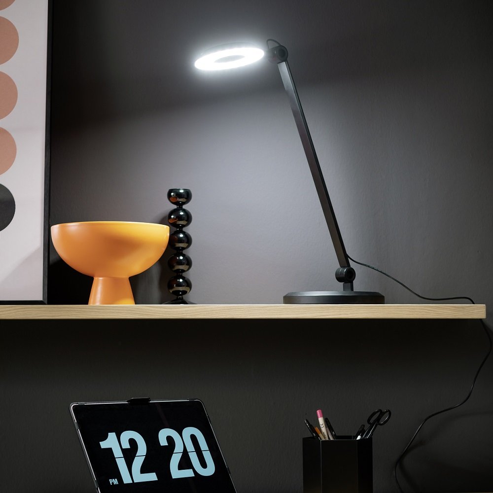 kaufen dimmbar 3-Step online & Lampen WOHNEN-Kollektion SCHÖNER OFFICE LED-Tischleuchte Leuchten schwarz 850140 » -->