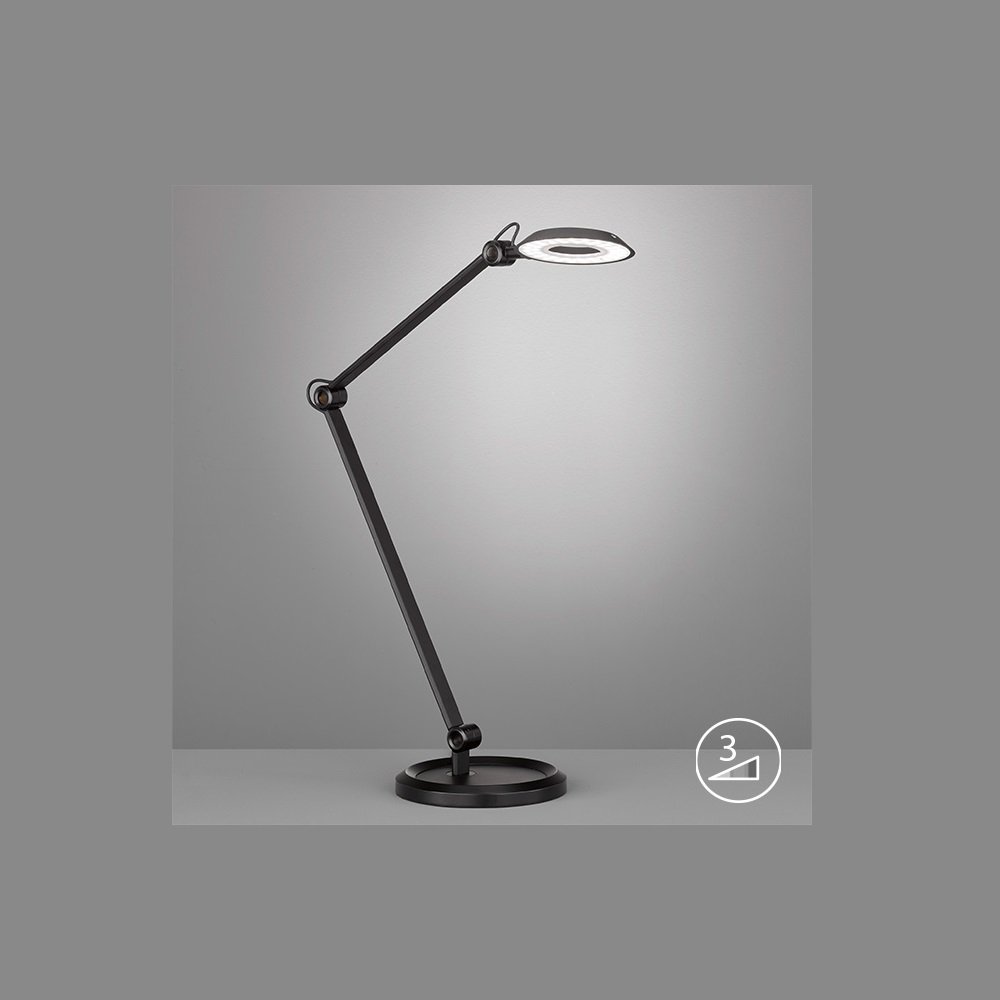 SCHÖNER WOHNEN-Kollektion LED-Tischleuchte OFFICE 3-Step dimmbar schwarz  850141 --> Leuchten & Lampen online kaufen »