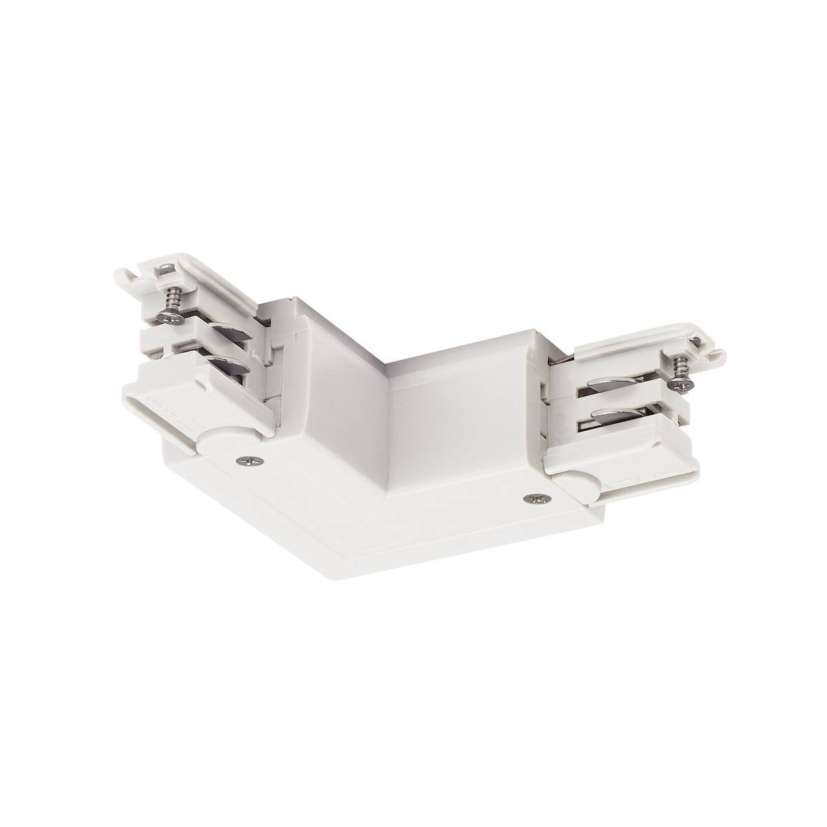 SLV 1001385 L-Verbinder Erde innen S-TRACK 3-Phasen-Aufbauschiene wei�