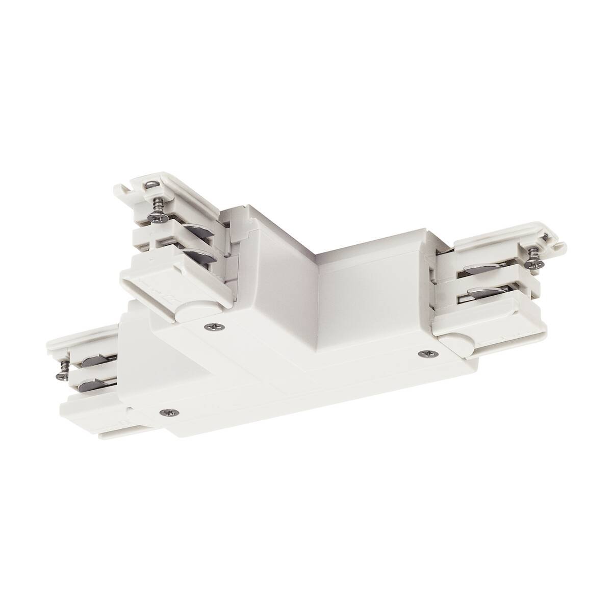SLV 1001387 T-Verbinder Erde innen links f�r S-TRACK 3-Phasen-Aufbauschiene wei�