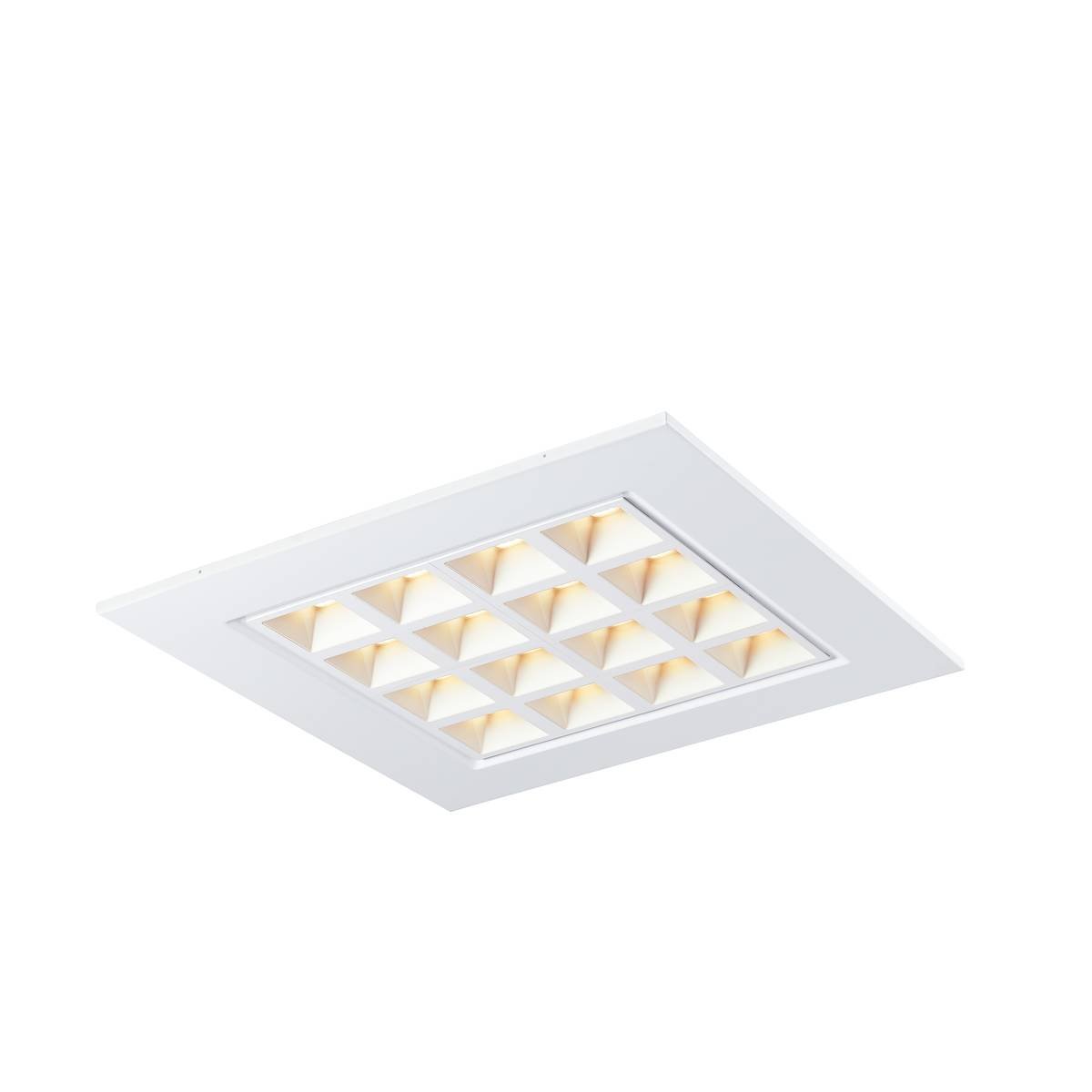 SLV 1003076 PAVONO 600x600 Indoor LED Deckeneinbauleuchte wei� 3000K UGR 19