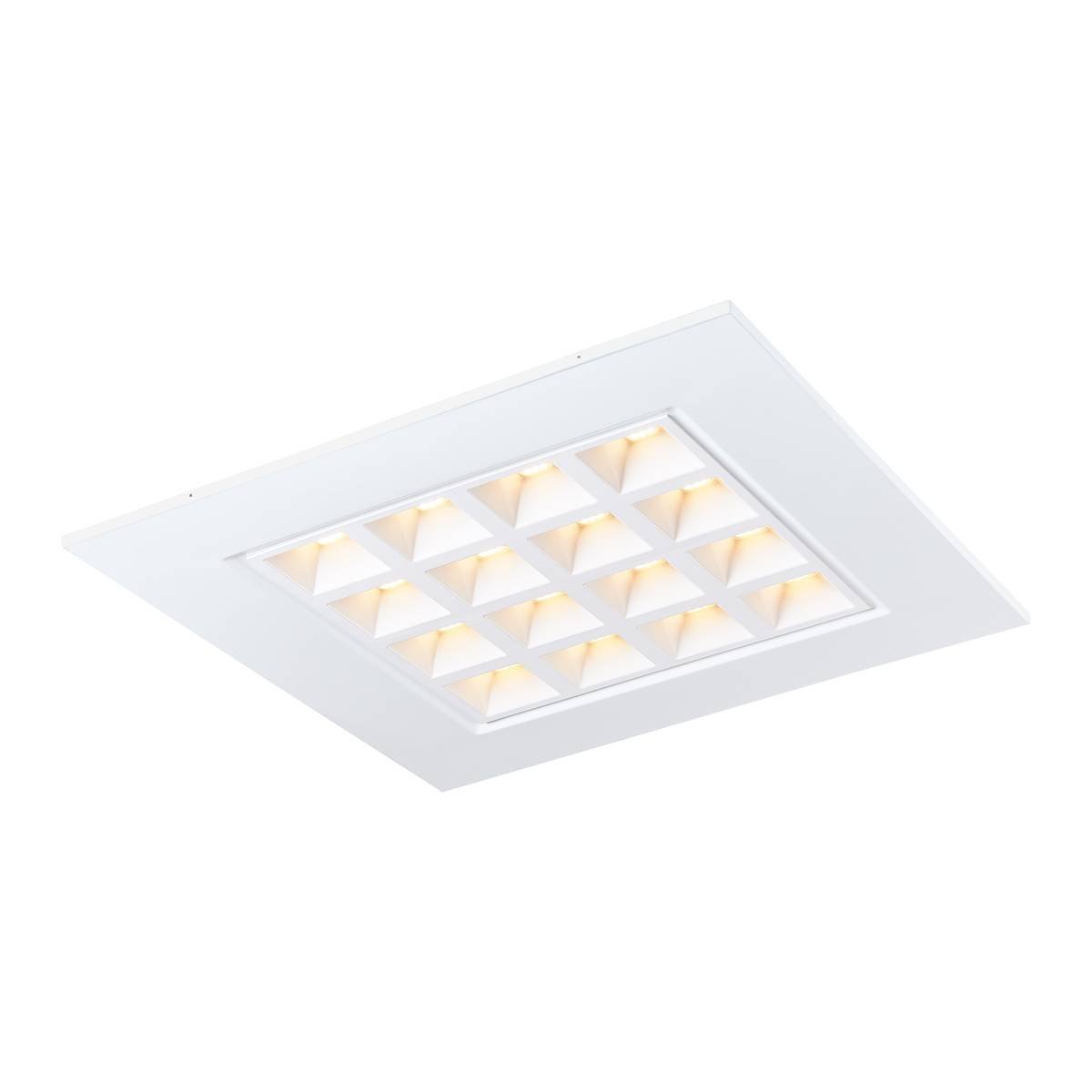 SLV 1003078 PAVONO 620x620 Indoor LED Deckeneinbauleuchte wei� 3000K UGR19