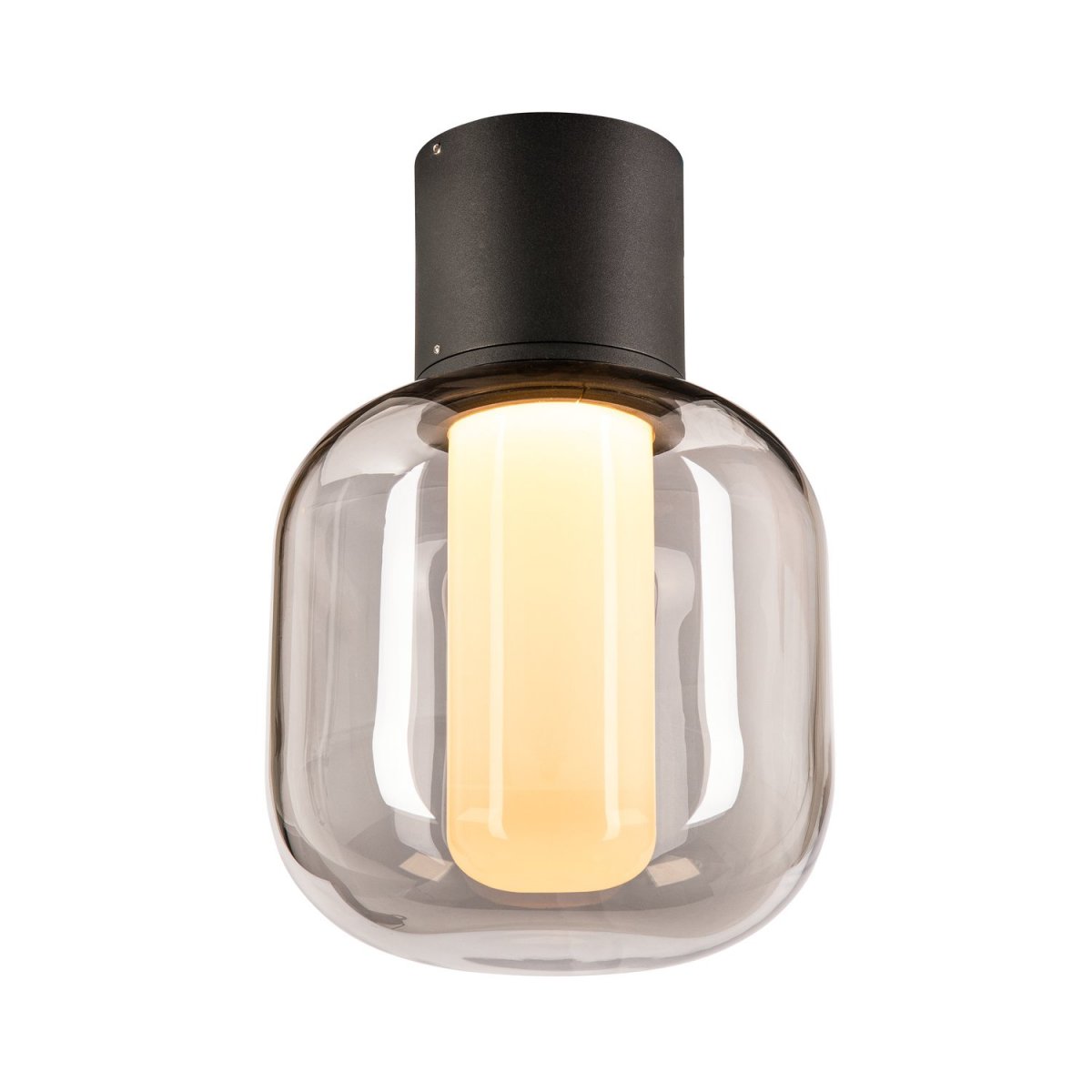 SLV 1004677 OVALISK CL Outdoor LED Deckenaufbauleuchte anthrazit CCT switch 3000 4000K