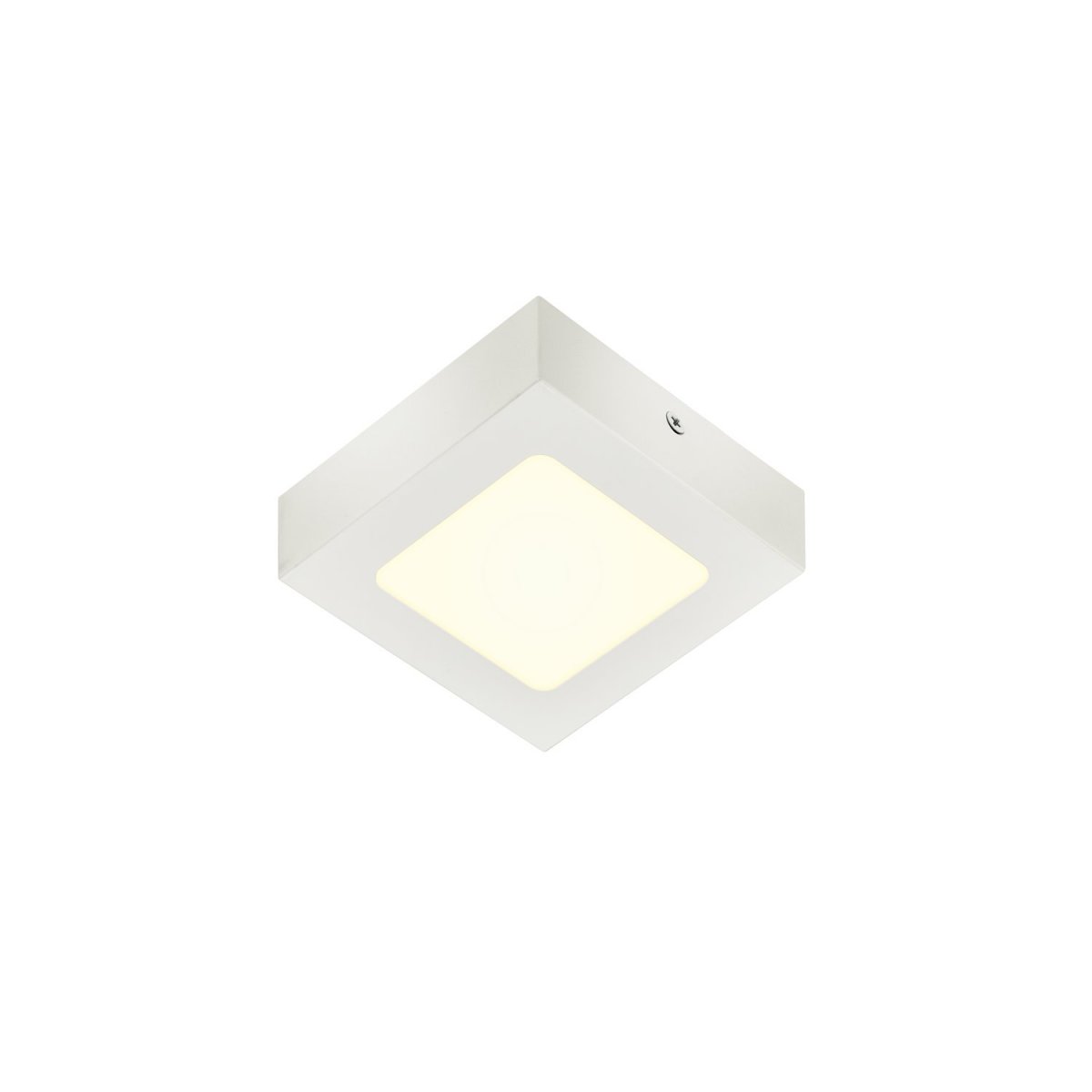 SLV 1004703 SENSER 12 CW LED Wand- und Deckenaufbauleuchte eckig wei� 4000K