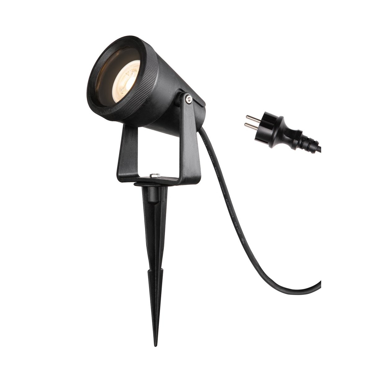 SLV 1004757 SAMRINA SP single QPAR51 Outdoor Erdspiessleuchte schwarz IP65