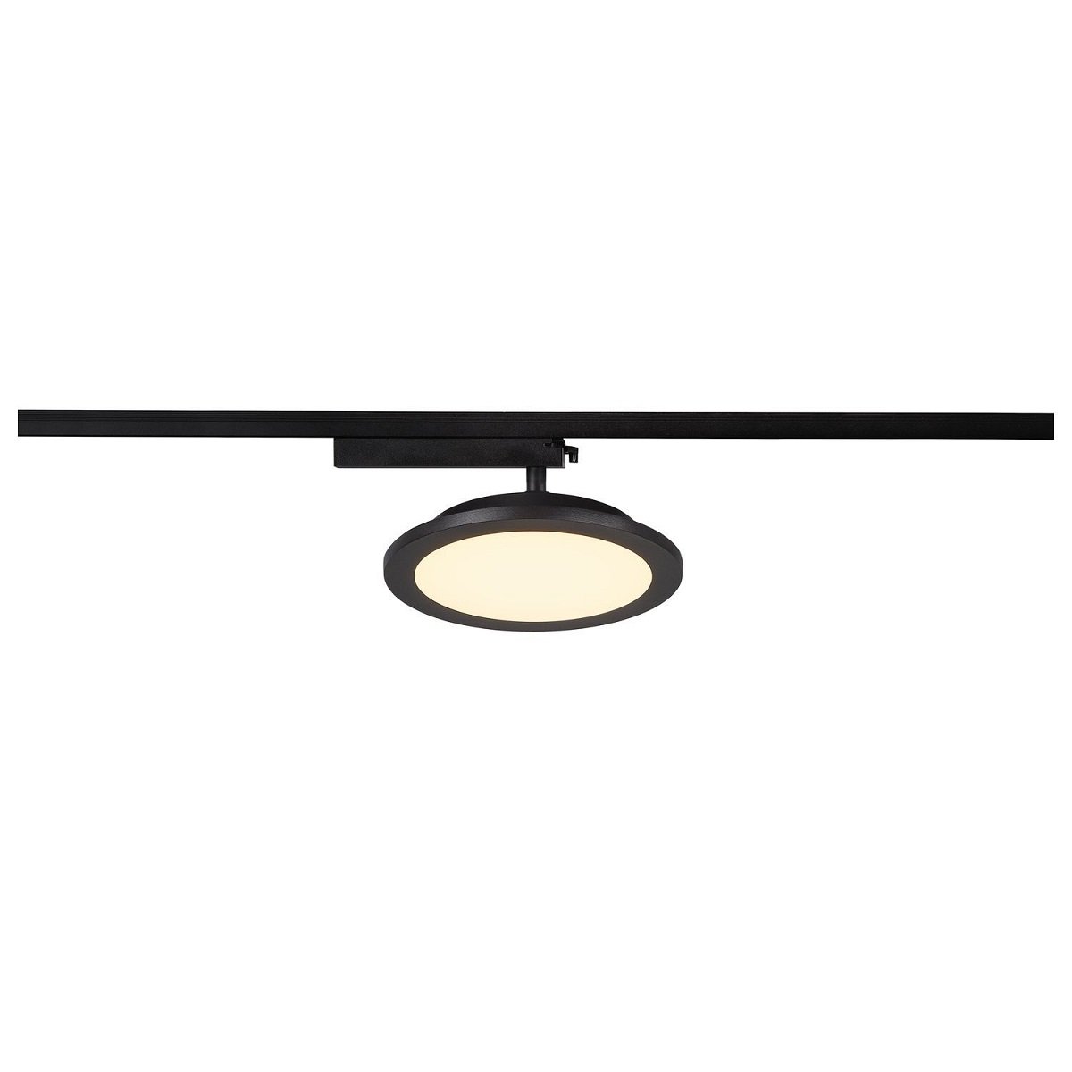 SLV 1004935 PANEL TRACK round 200mm 1-Phasen Spot schwarz 18W 3000K