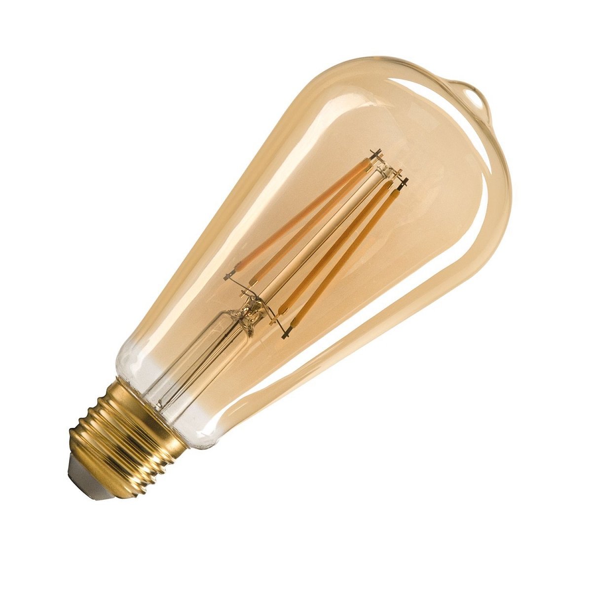SLV 1005265 ST64 E27 LED Lichtquelle gold 7,5W 2500K CRI90 320�