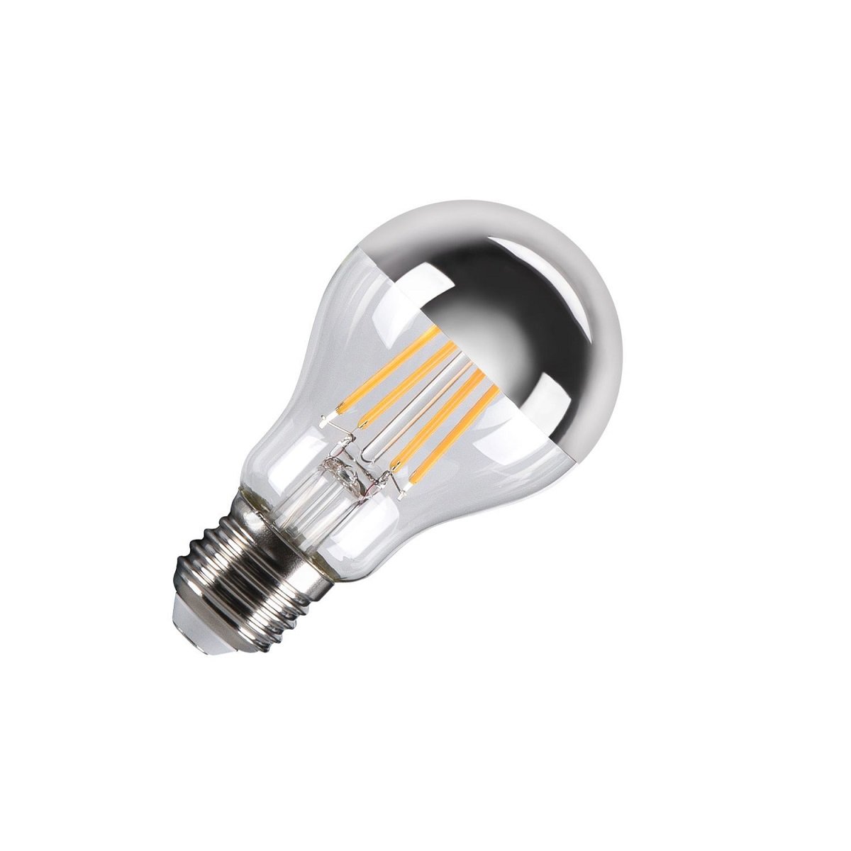 SLV 1005305 A60 E27 Mirrorhead LED Lichtquelle chrom 7,5W 2700K CRI90 180�