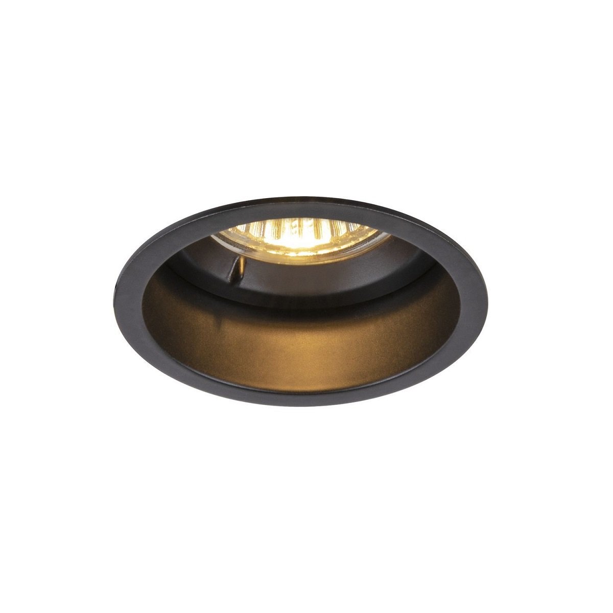 SLV 1005435 HORN GU10 Deckeneinbauleuchte schwarz 25W blower door getestet