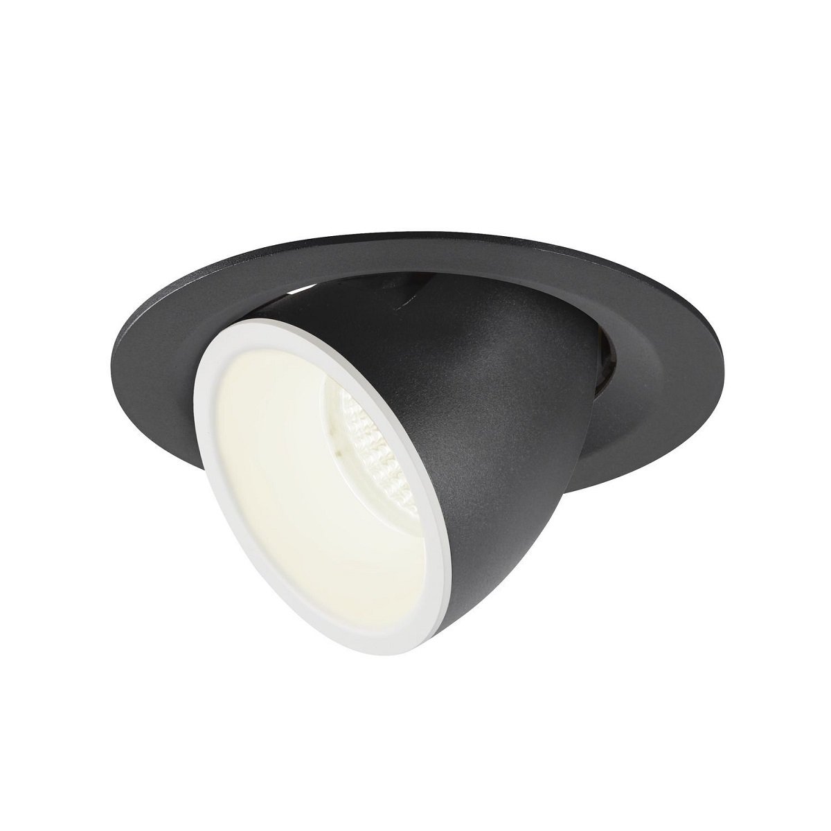 SLV 1005958 NUMINOS� GIMBLE M Deckeneinbauleuchte schwarz wei� 4000K 20�