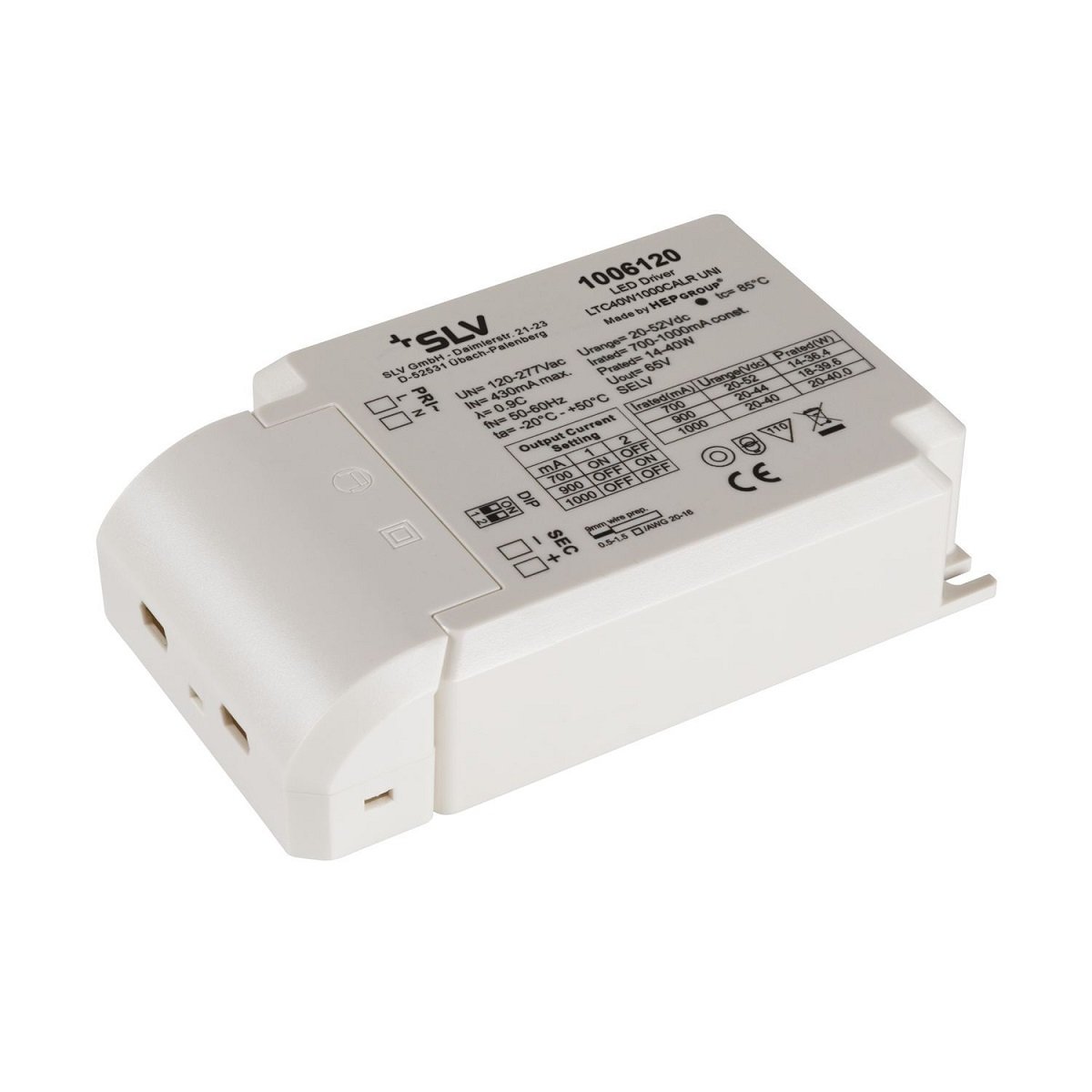 SLV 1006120 LED Treiber 40W 700 900 1000mA
