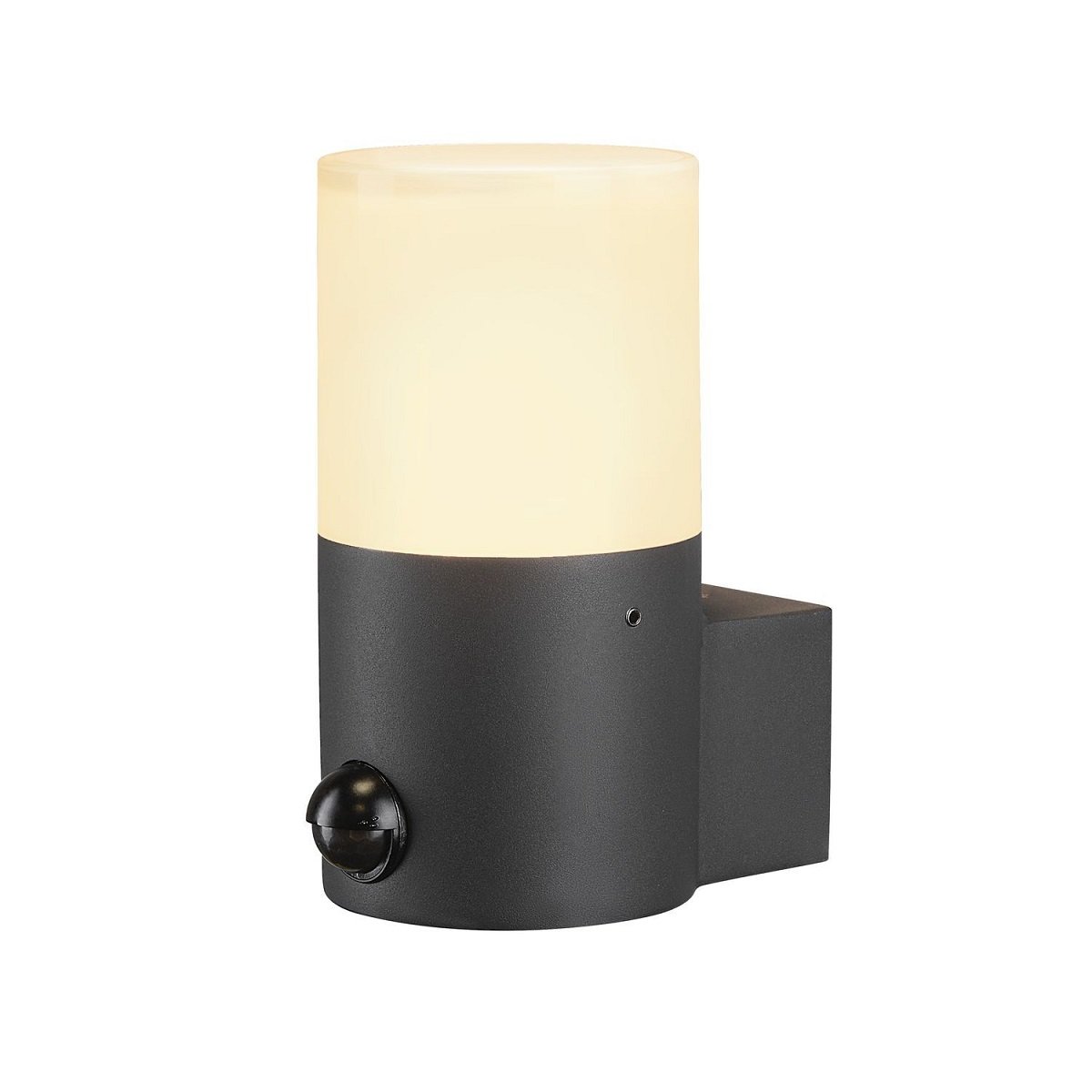 SLV 1006179 GRAFIT E27 round Sensor Wandaufbauleuchte anthrazit