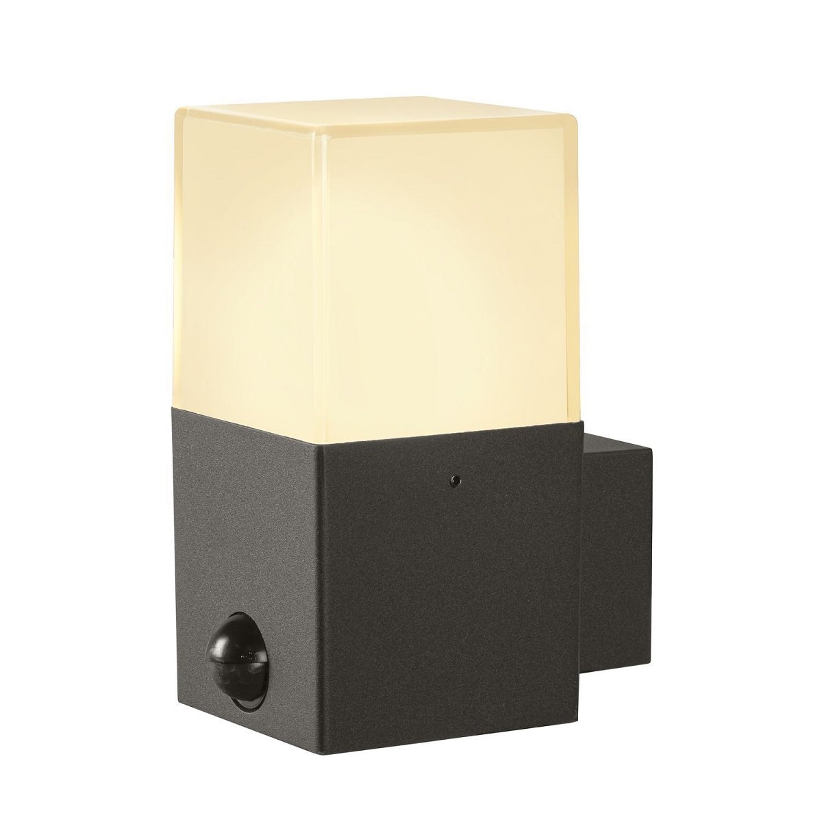 SLV 1006183 GRAFIT E27 square Sensor Wandaufbauleuchte anthrazit E27