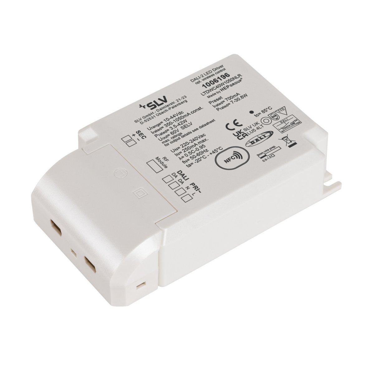 SLV 1006196 LED Treiber 40W 700mA Konstantstrom Dali dimmbar
