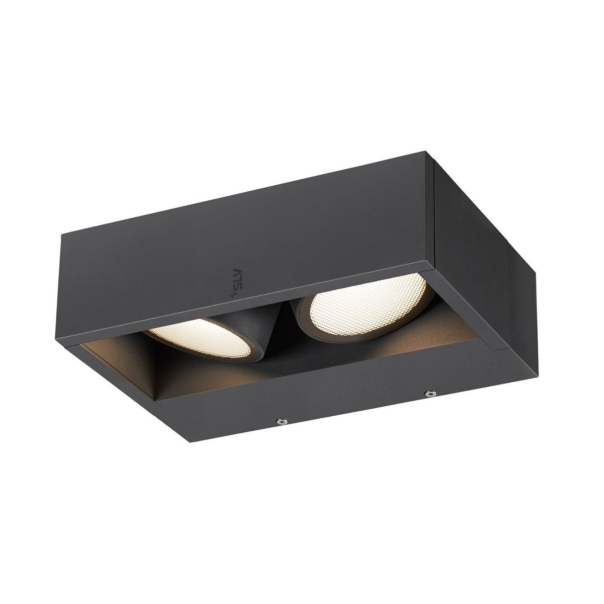 SLV 1006314 Eskina Frame WL double Wandaufbauleuchte anthrazit IP65 CCT