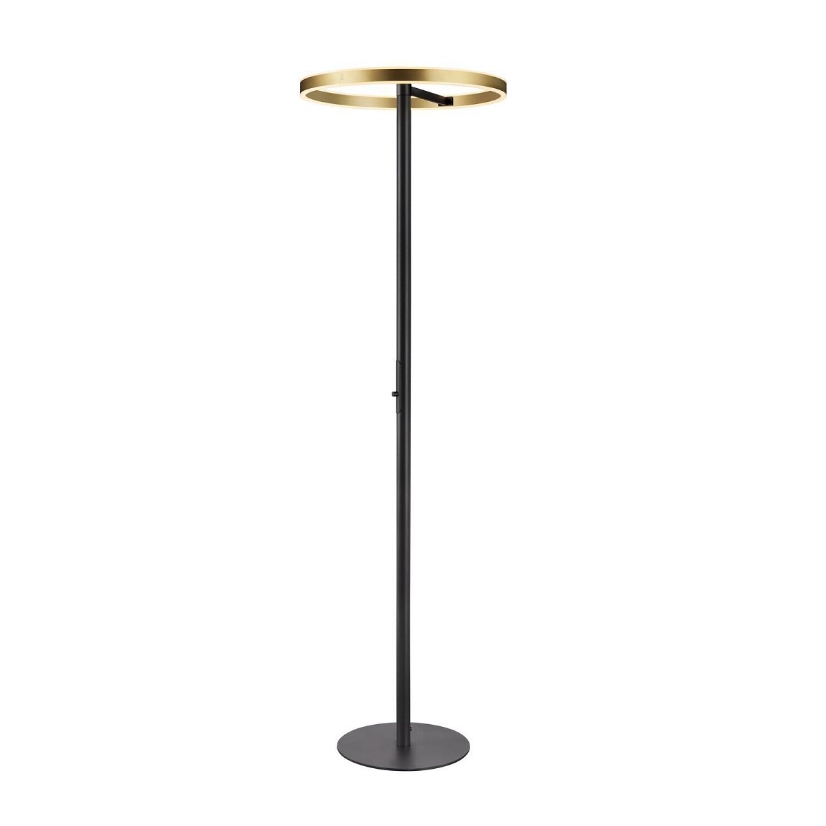 SLV 1006353 One Straight FL LED Stehleuchte schwarz messing CCT dimmbar