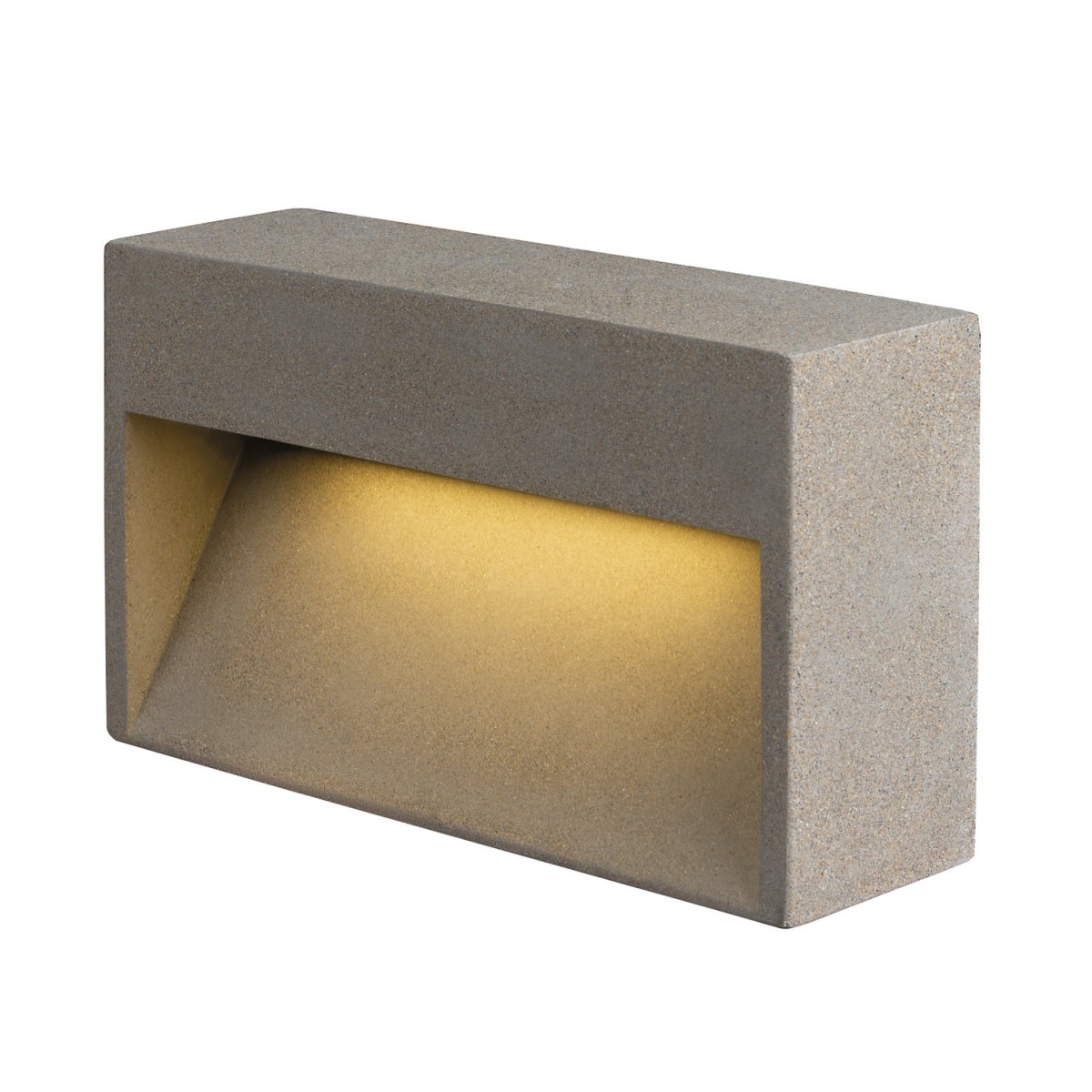 SLV 1006405 CONCRETO L Wandaufbauleuchte au�en Beton grau IP65