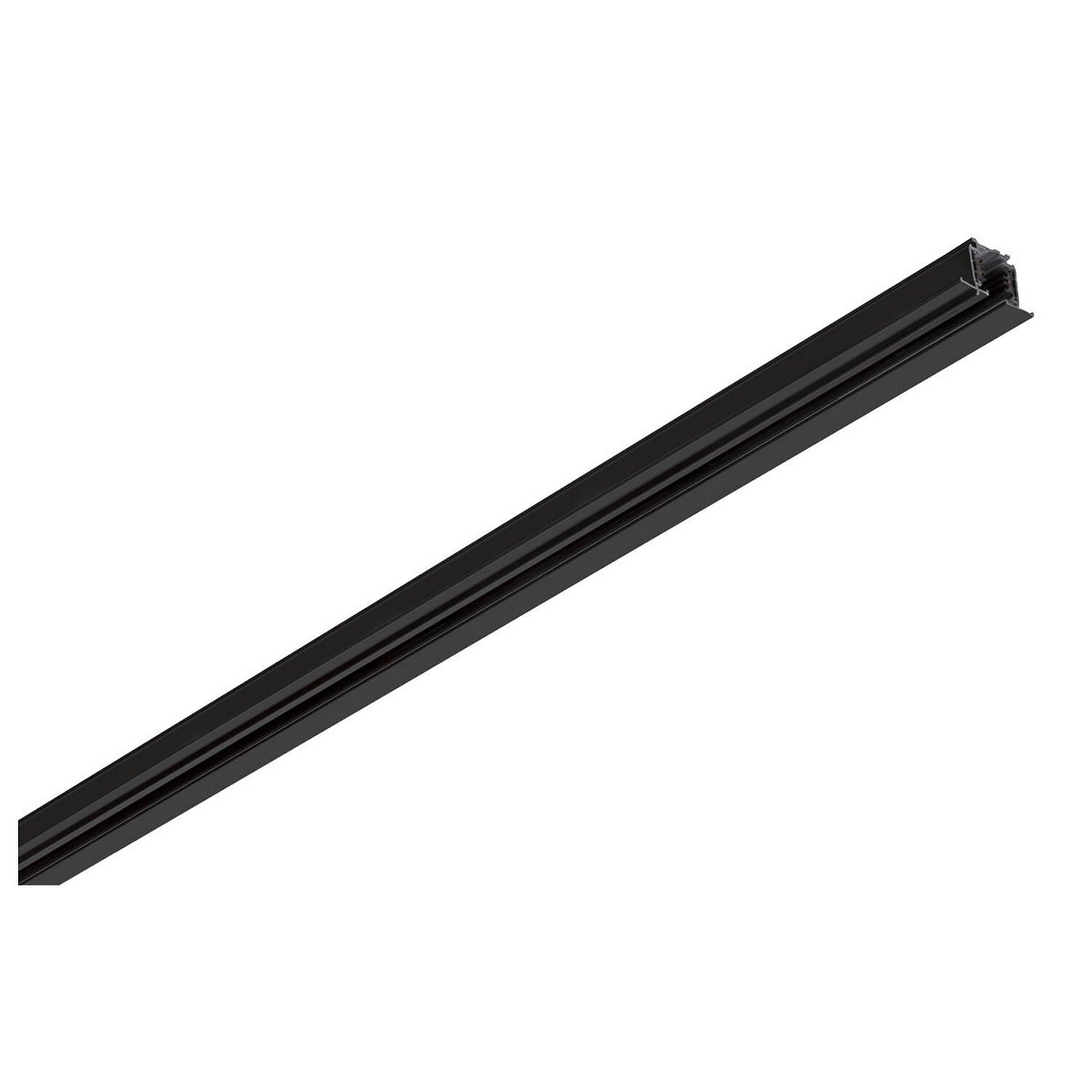 SLV 1006513 S-Track 3-Phasen Einbauschiene 2m schwarz DALI