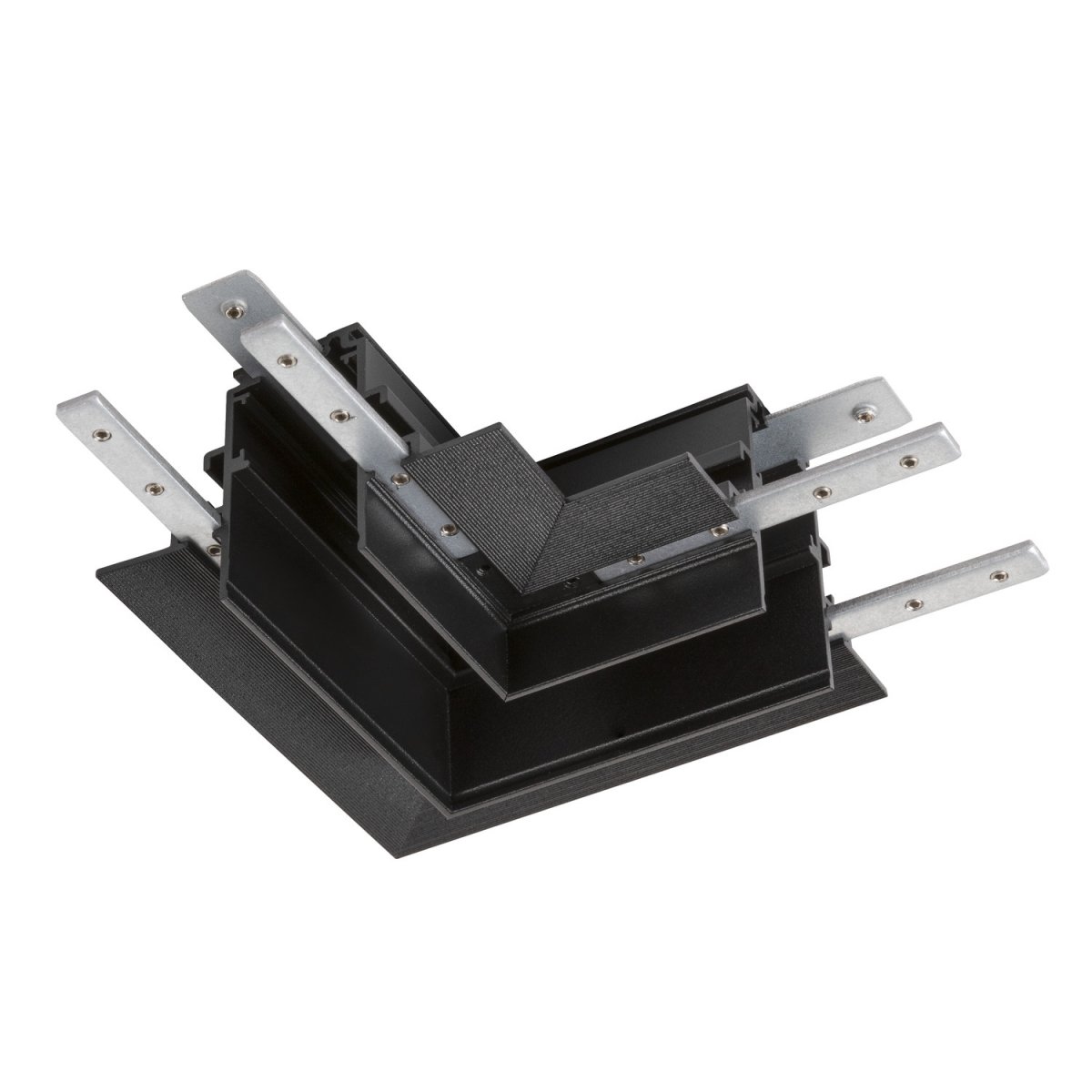 SLV 1006589 48V TRACK L-Verbinder mechanisch f�r Einbauschiene tief rechts schwarz