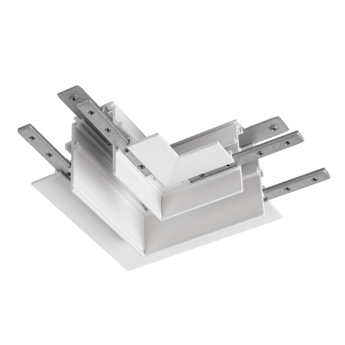 SLV 1006590 48V TRACK L-Verbinder mechanisch f�r Einbauschiene tief rechts wei�