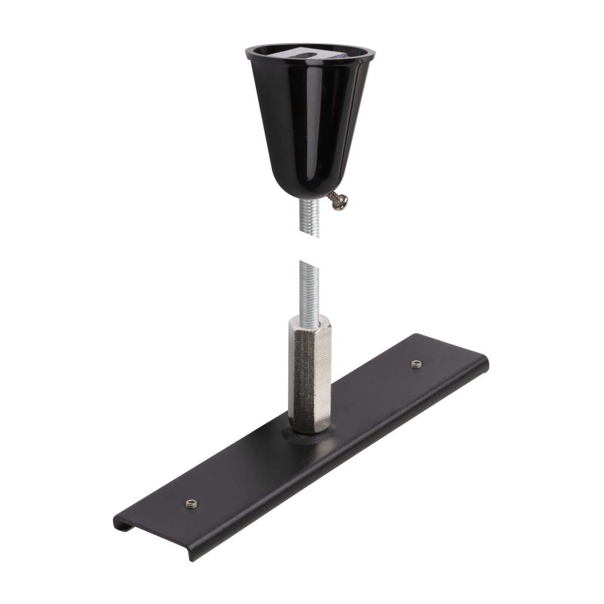SLV 1006601 48V Track Schienenverst�rkungsplatte mit Aufh�ngungsset schwarz