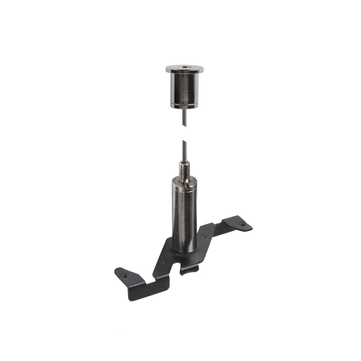 SLV 1006607 48V TRACK Pendelabh�ngung mit 3m Drahtseil schwarz