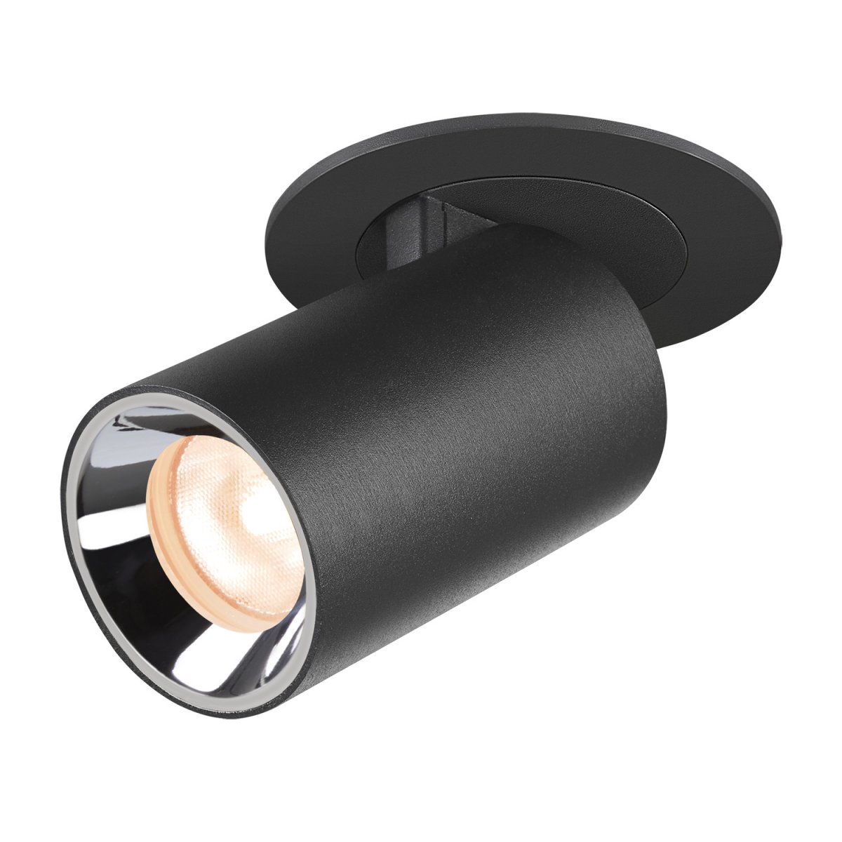 SLV 1006872 NUMINOS� PROJECTOR XS Deckeneinbauleuchte 2700K 40� zylindrisch schwarz chrom