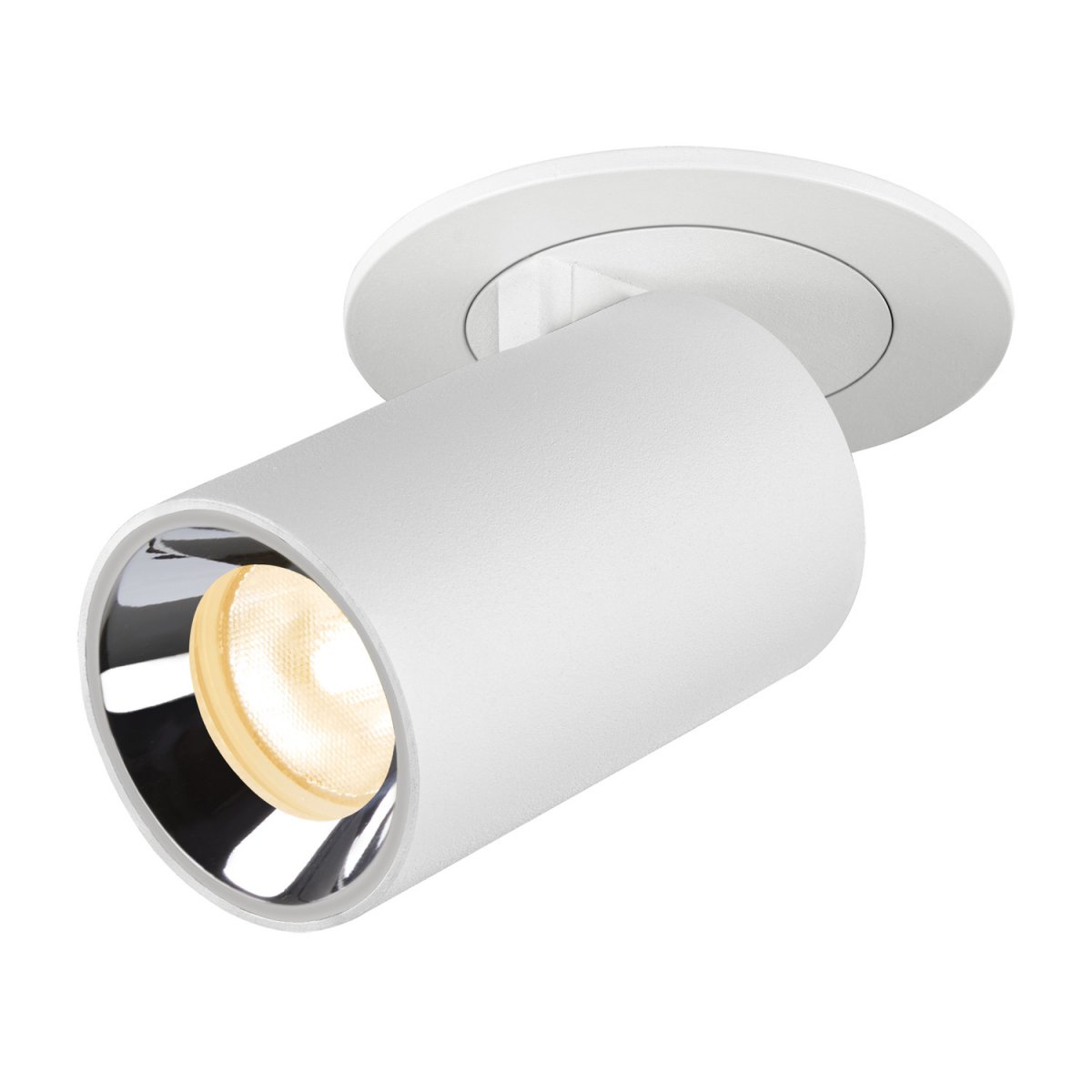 SLV 1006899 NUMINOS� PROJECTOR XS Deckeneinbauleuchte 3000K 40� zylindrisch wei� chrom