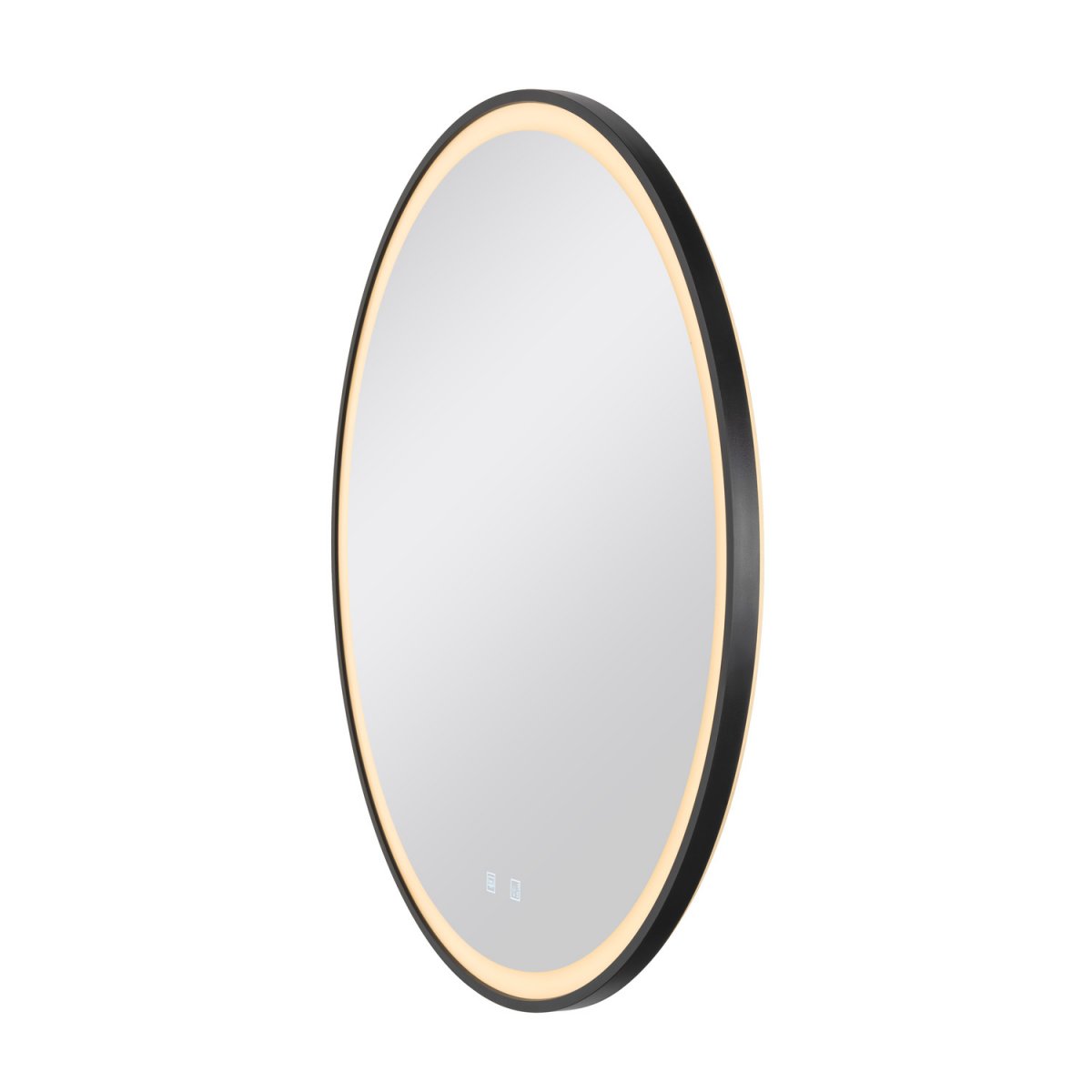 SLV 1007202 TRUKKO 80 Spiegel O 80 cm chrom schwarzer rand