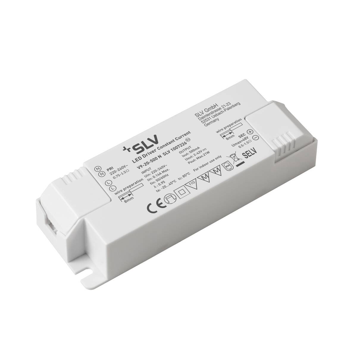 SLV 1007226 LED Treiber 21W 500mA wei�