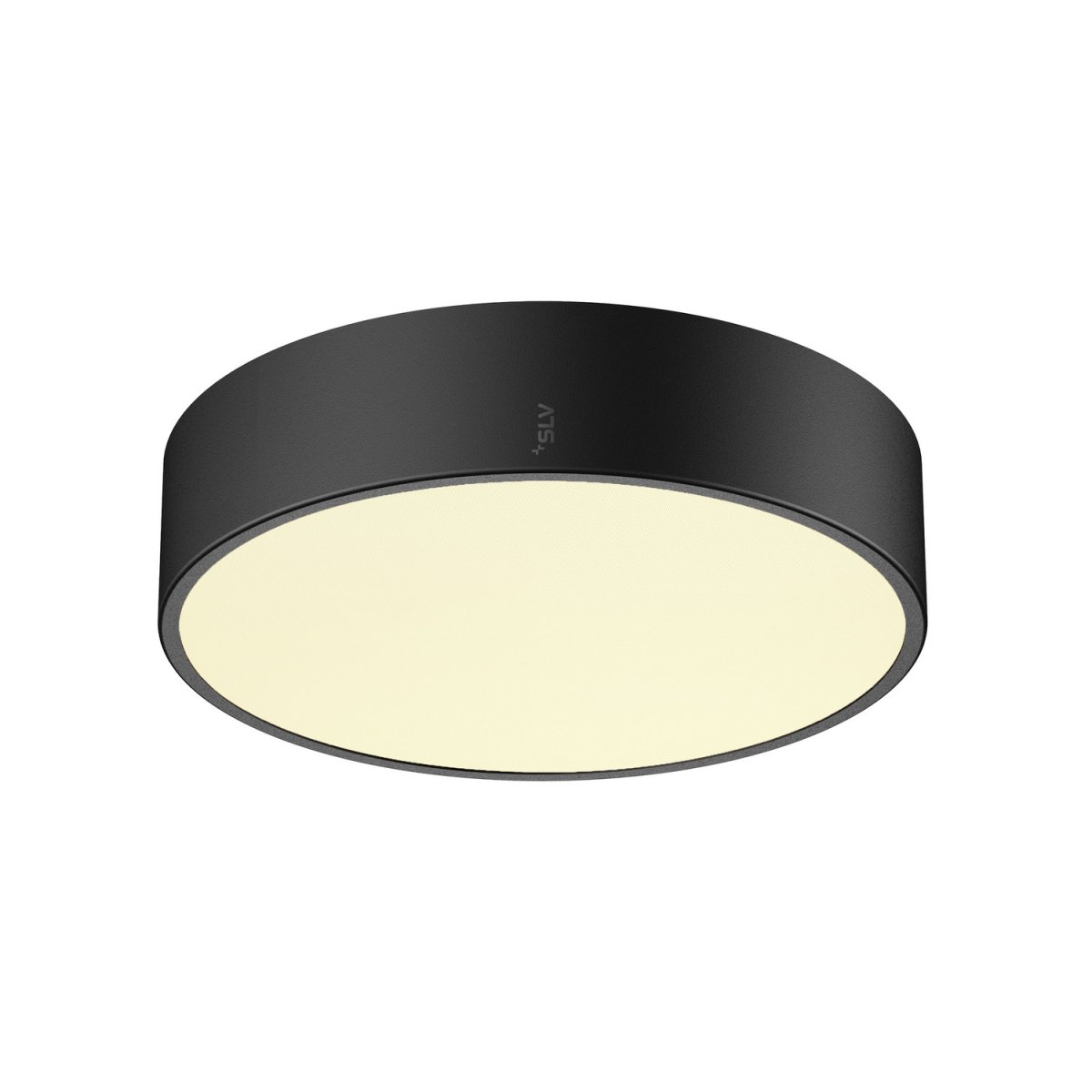 SLV 1007284 MEDO� Pro 30 Wand- und Deckenaufbauleuchte rund CCT Dali UGR19 schwarz