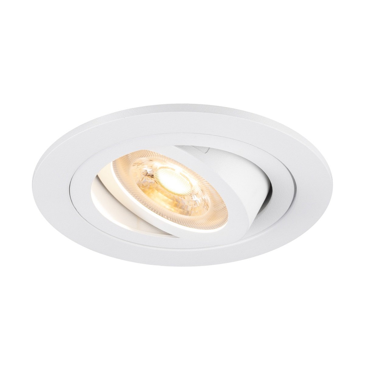 SLV 1007374  NEW TRIA� 75 Deckeneinbauleuchte rund max.10W GU10 wei�