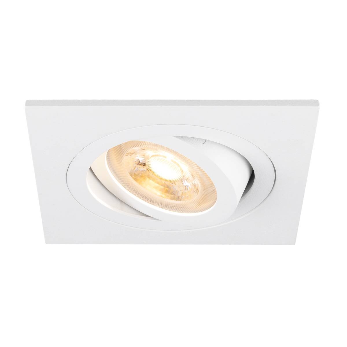 SLV 1007377 NEW TRIA� 75 Deckeneinbauleuchte quadratisch max. 10W GU10 wei�