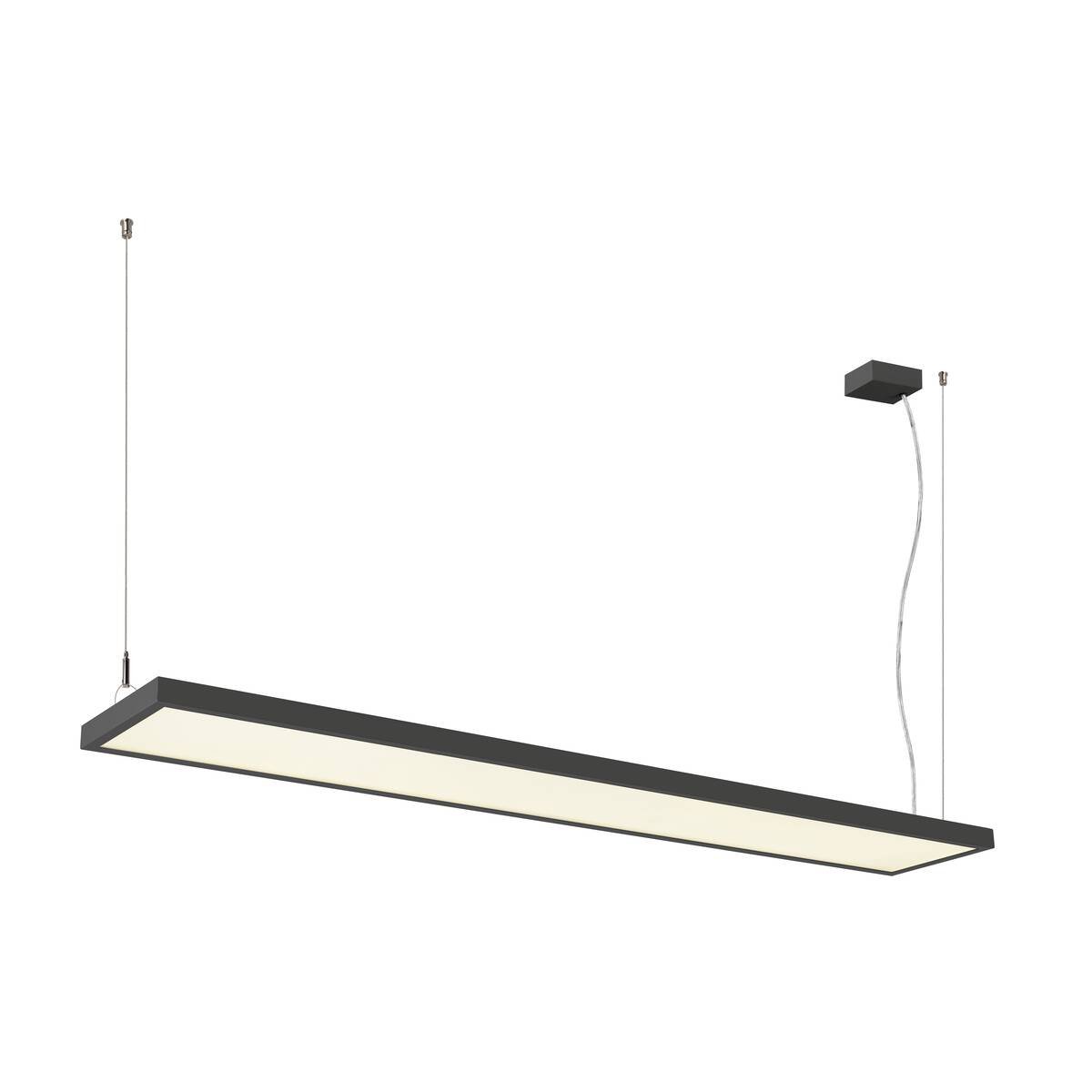 SLV 1007471 WORKLIGHT PRO 150 Pendelleuchte 150cm 4000K DALI Touch schwarz