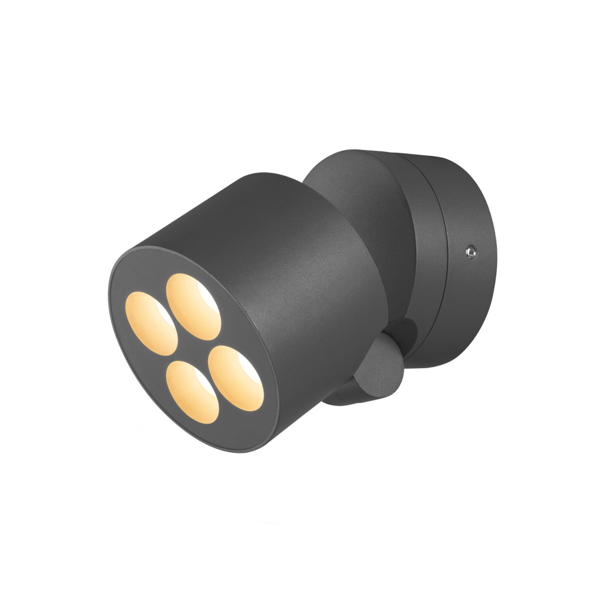 SLV 1007511 R-CUBE Wand- und Deckenaufbauleuchte CCT Switch PHASE 70� anthrazit IP65