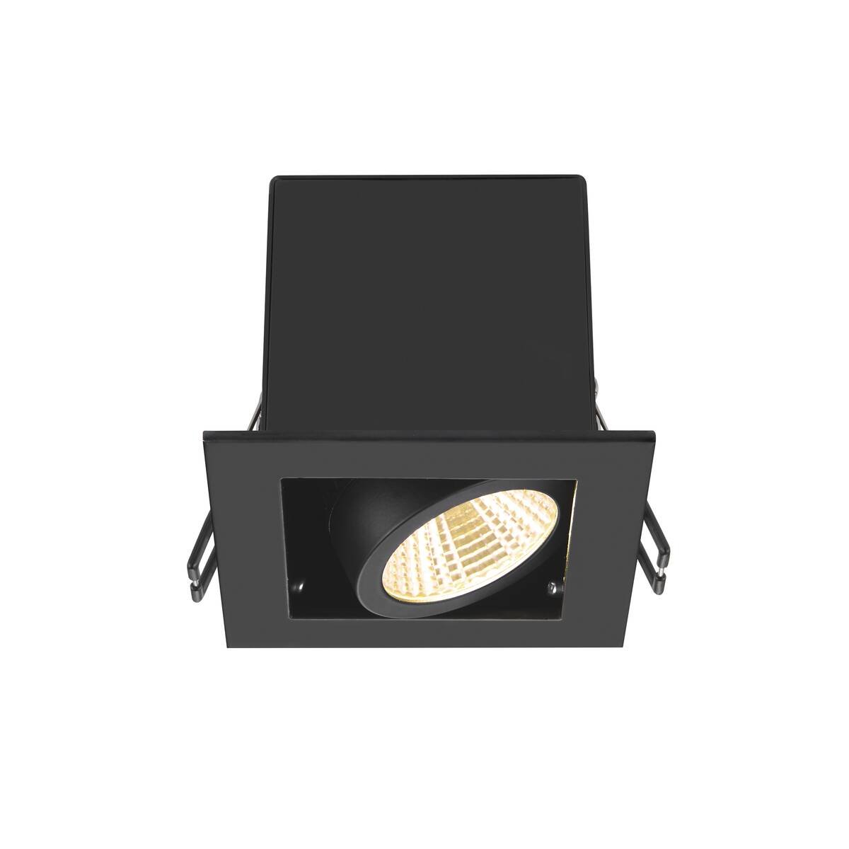 SLV 1007551 KADUX Deckeneinbauleuchte single 3000K 38� IP20 quadratisch schwarz