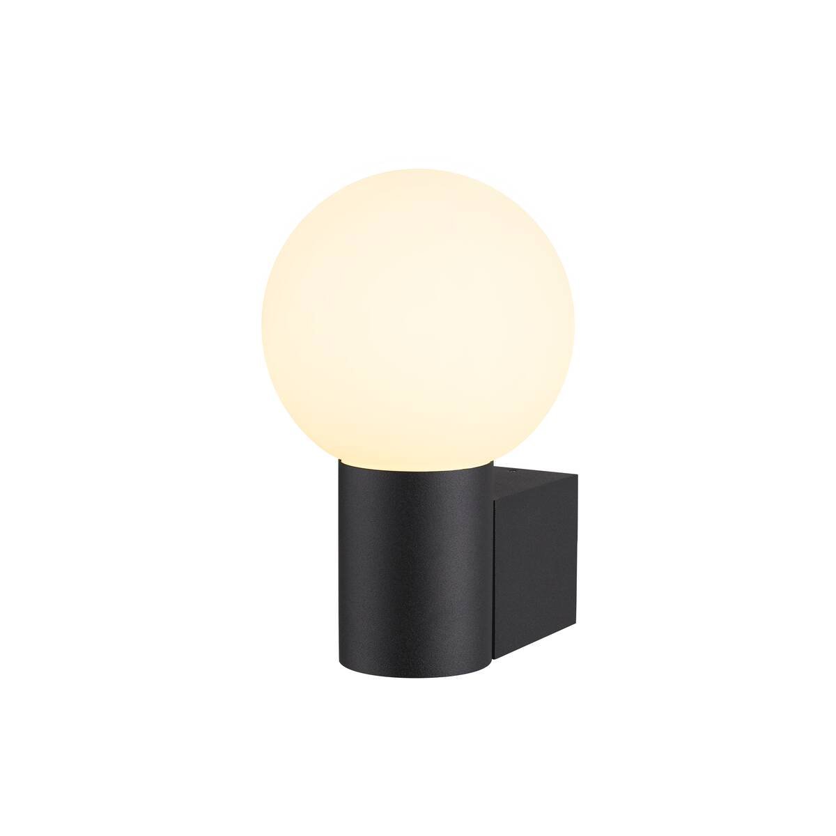 SLV 1007603 VARYT Wandaufbauleuchte rund max. 6W E14 schwarz