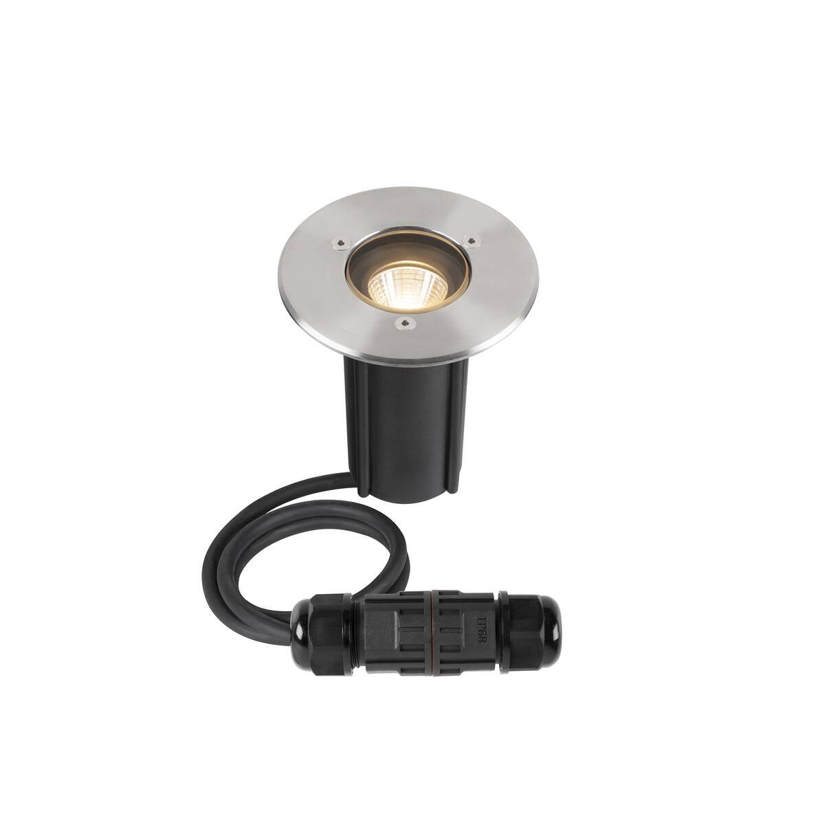 SLV 1007680 DASAR� S Bodeneinbauleuchte rund 4W 3000K 24� IP67 zylindrisch anthrazit