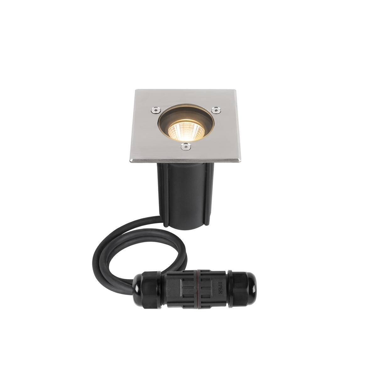 SLV 1007681 DASAR� S Bodeneinbauleuchte eckig 4W 3000K 24� IP67 zylindrisch anthrazit