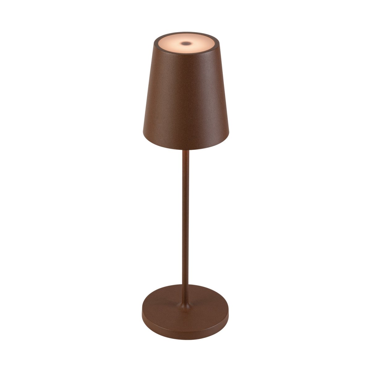 SLV 1007695 VINOLINA TWO Akku Tischleuchte CCT dimmbar IP65 rost