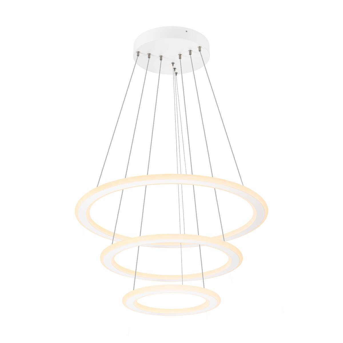SLV 1007702 ONE FLAT Pendelleuchte triple 80cm 2700K 3000K DALI Touch wei�