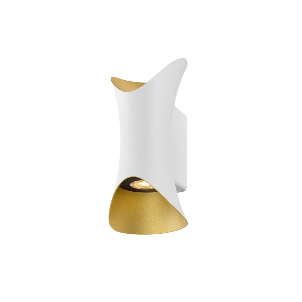SLV 1007806 MODELA Wandleuchte up&down 2700K PHASE wei� gold IP65
