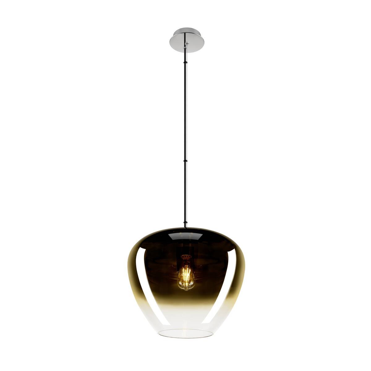 SLV 1007877 PANTILO CONVEX 40 Pendelleuchte 150cm E27 gold