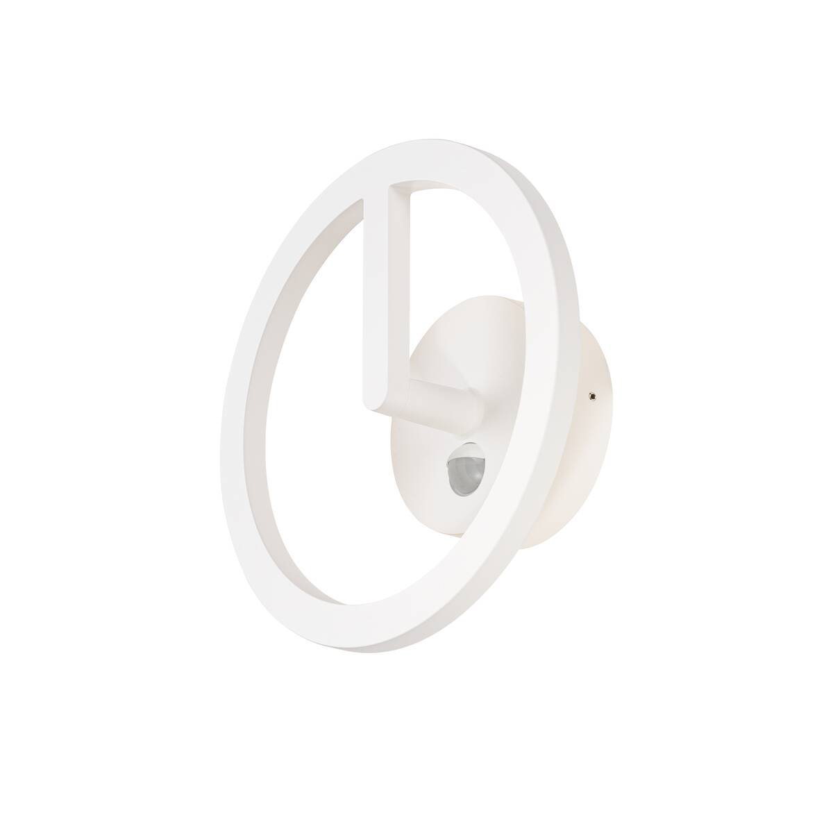 SLV 1007917 Q-RING Wandaufbauleuchte Bewegungsmelder 3000K wei� IP54