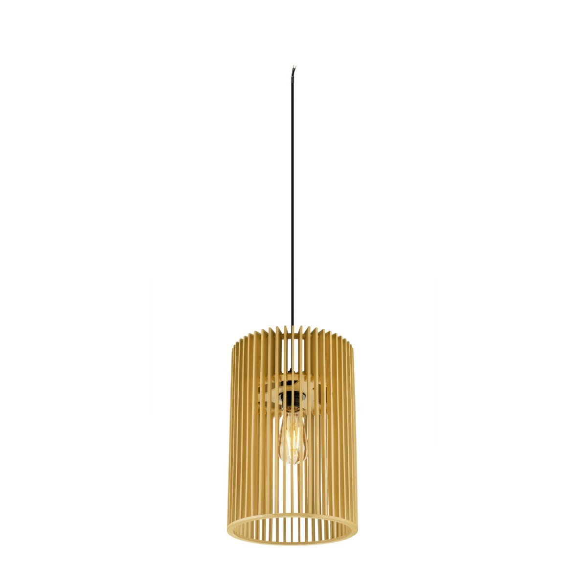 SLV 1008047 WUD Pendelleuchte E27 cylindrical offenes Kabelende natur