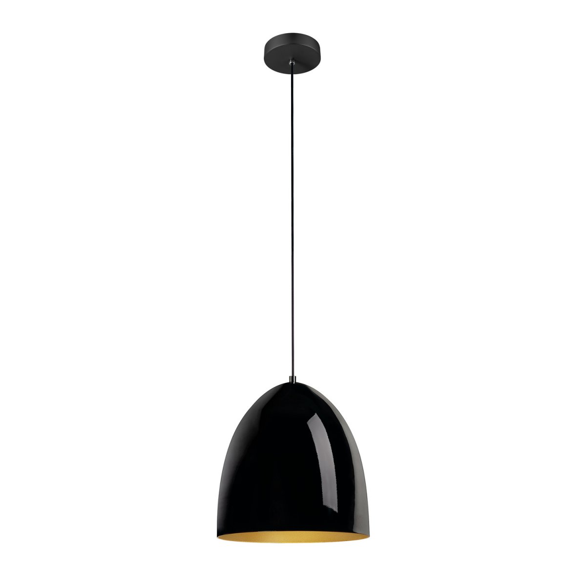 SLV 1008131 PARA CONE 30 Pendelleuchte schwarz gold E27