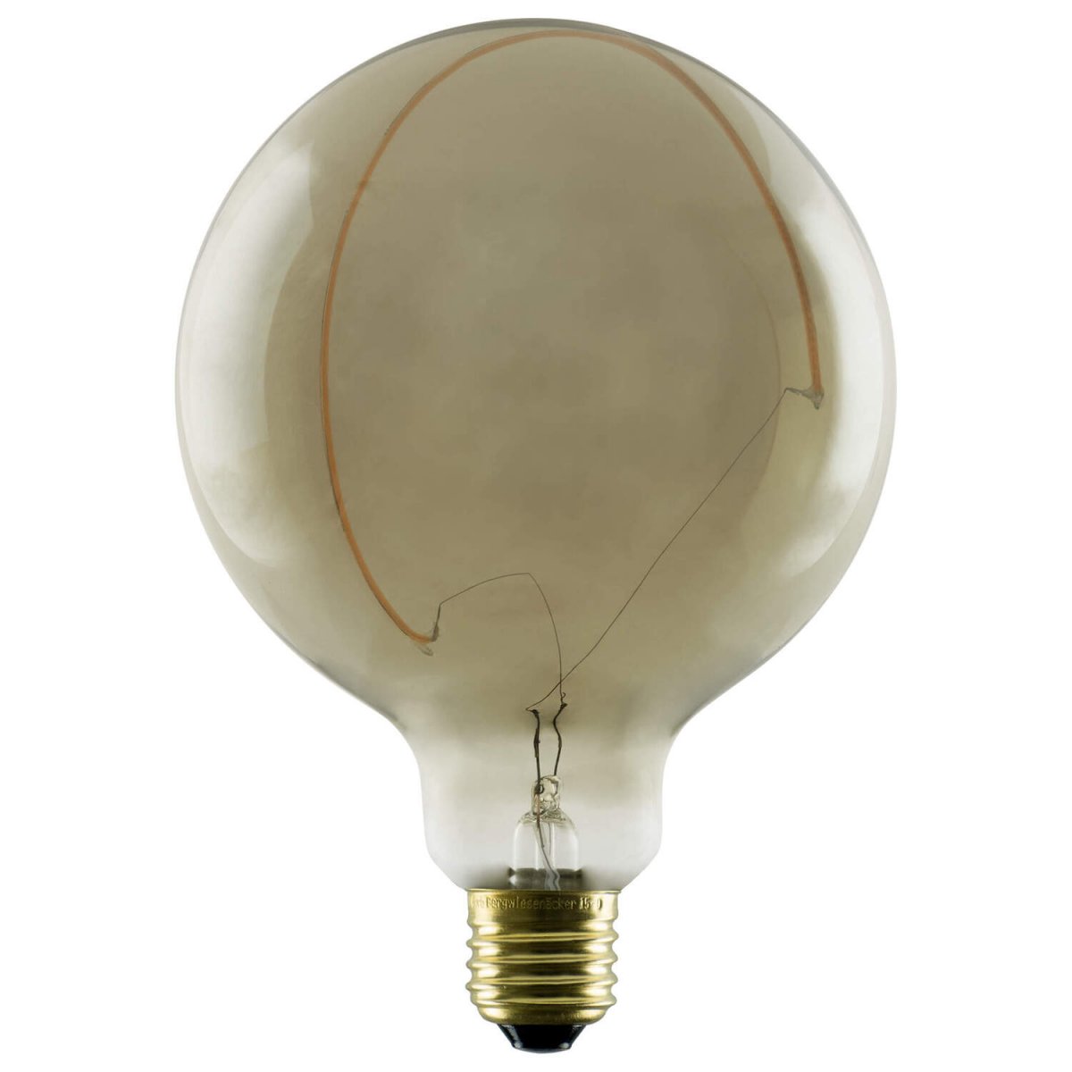 SLV 1008161 LED Illusion Globe 125 Crescent slanting smokey E27 PHASE 310lm 1900K